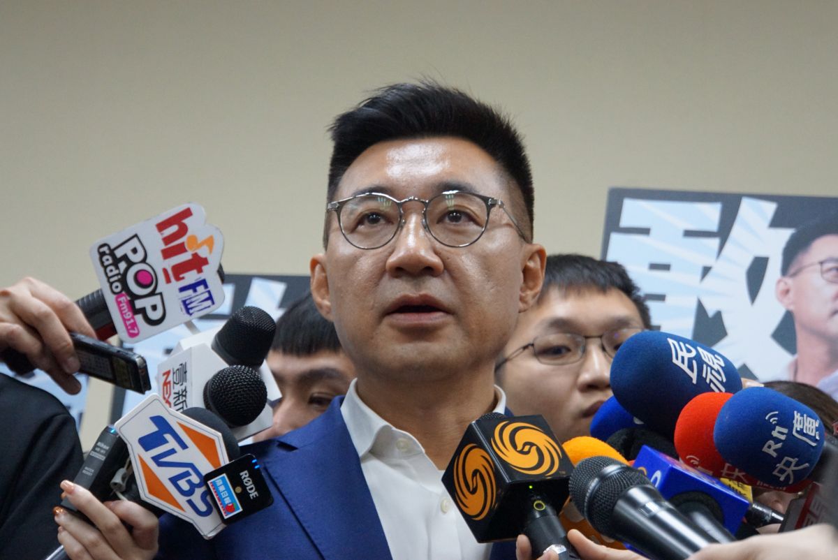 ▲黨內前副秘書長喊話延後主席改選全力拚防疫，江啟臣認為兩者並不衝突。 （圖／記者呂炯昌攝, 2020.2.3）