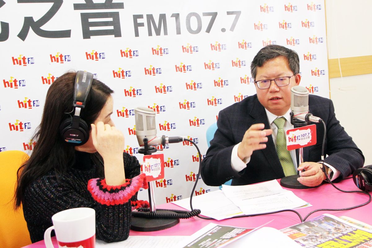 ▲鄭文燦認為柯的處理方式「確實是不慎重」，並表示這種事柯市長應該要把口罩戴起來，不能隨便講話。（圖／「Hit Fm《周玉蔻嗆新聞》製作單位提供」）