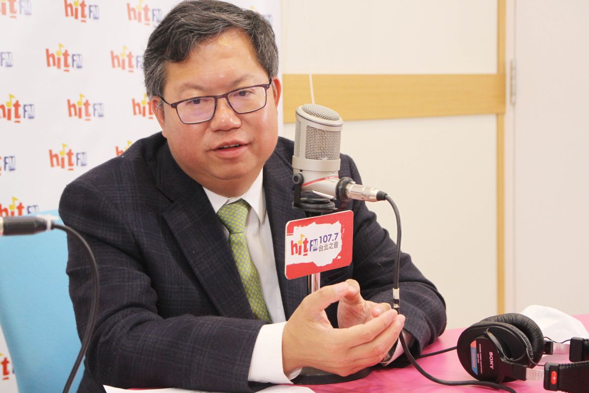 ▲鄭文燦回應周玉蔻說，他不用未來劇本看待現在，強調從現在走到未來真的每一步都要好好走，「如果最終我是最強的，那自然就會產生；如果不是，就不會產生」。（圖／「Hit Fm《周玉蔻嗆新聞》製作單位提供」）