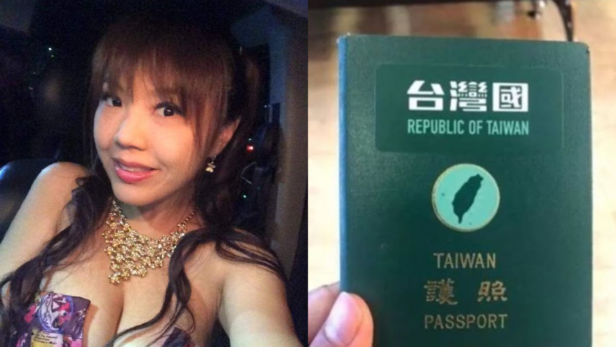 ▲劉樂妍喊要放棄「台灣國籍」，引發網友熱議。（圖／臉書、PTT）