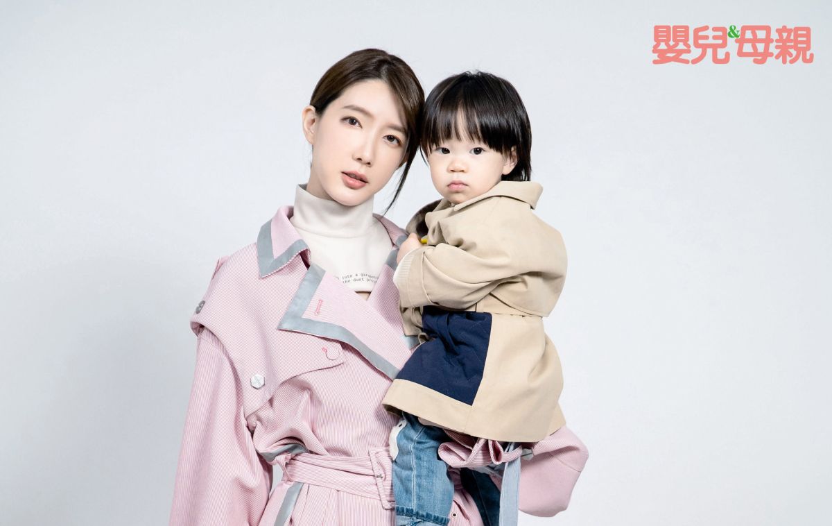 ▲宋米秦帶女兒登上《嬰兒與母親》雜誌。（圖／嬰兒與母親提供）