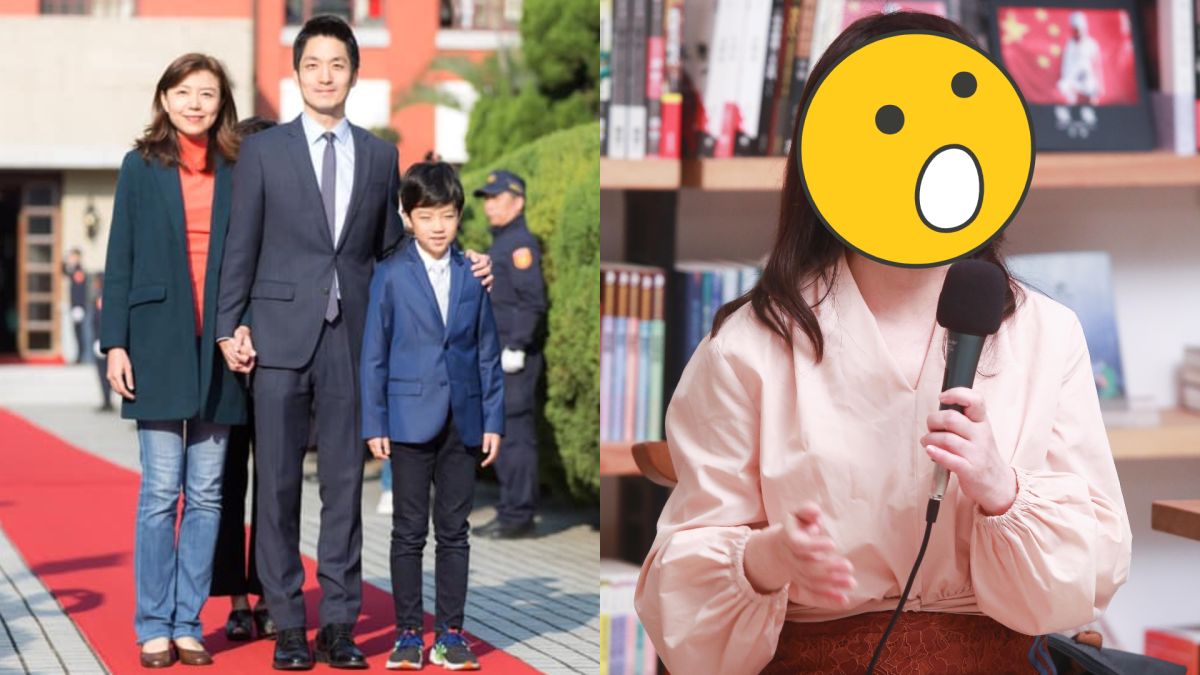 ▲蔣萬安1日帶兒子開記者會抨擊政府口罩政策，名嘴質疑根本是作秀。（圖／臉書、記者葉政勳攝）