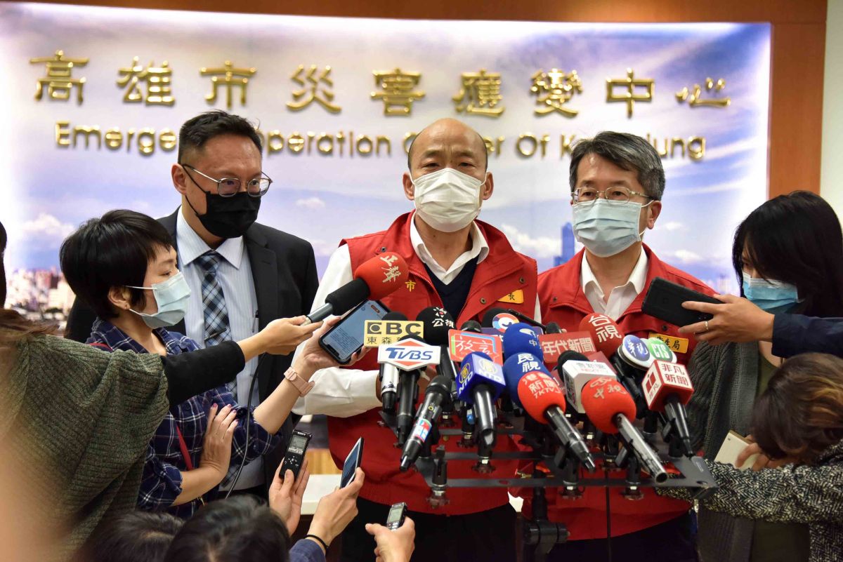 ▲韓國瑜表示，市府不是先知而是先辦，所有防疫工作嚴陣以待，且配合中央做最好的準備。（圖／高市府提供）