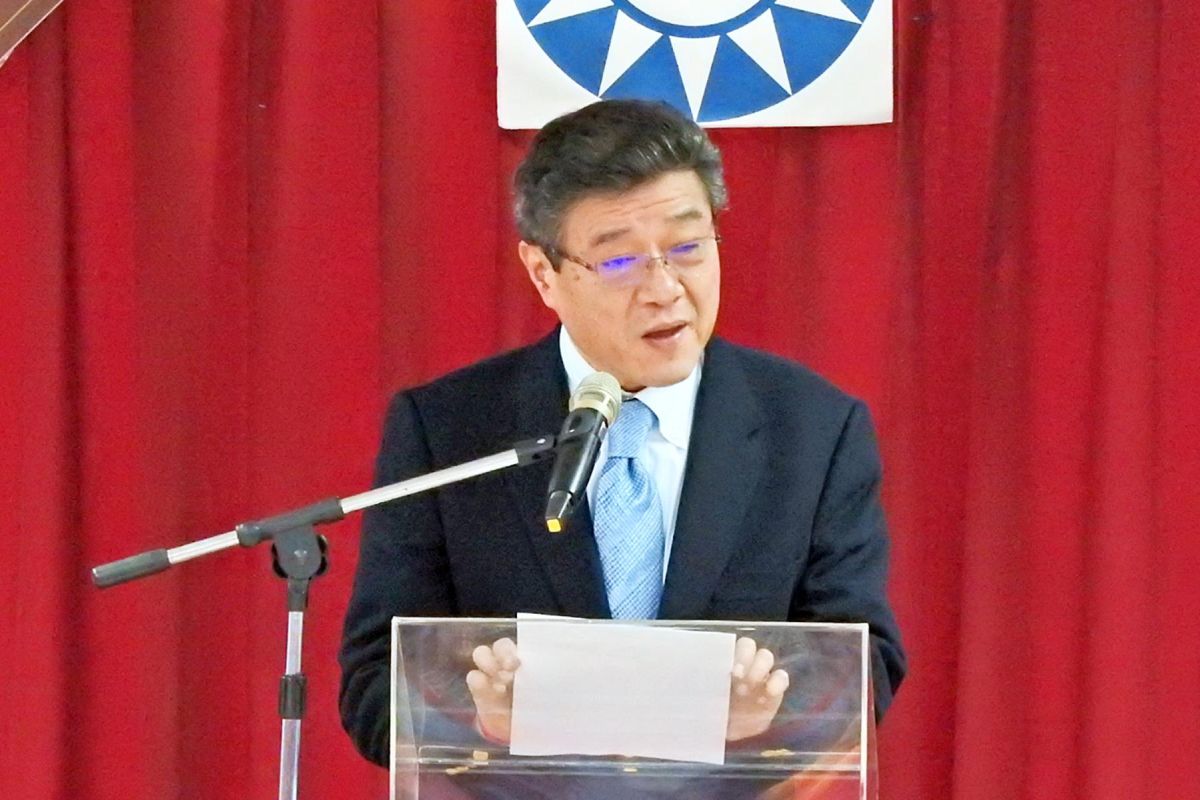 國民黨代理主席林榮德。（圖 / 記者陳弘志攝）