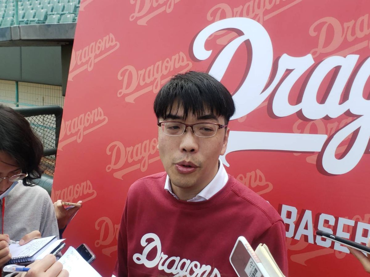 ▲味全龍領隊吳德威。（圖／記者黃建霖攝影）