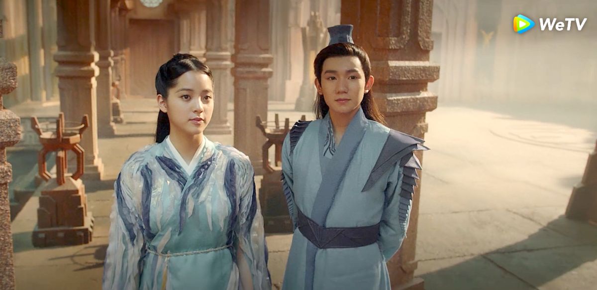 ▲歐陽娜娜（左）與王源在《大主宰》引發網友火箭式追劇熱潮。（圖／WeTV提供）