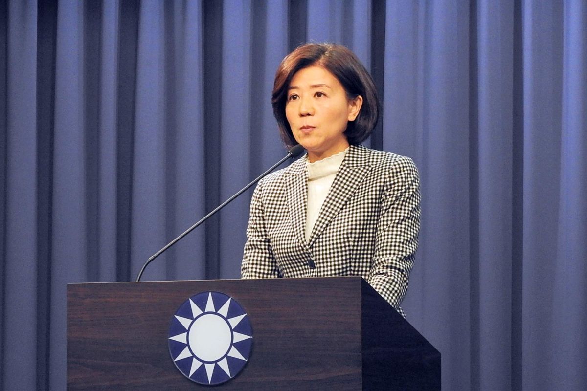 國民黨文傳會代理主委王育敏。（圖 / 記者陳弘志攝）