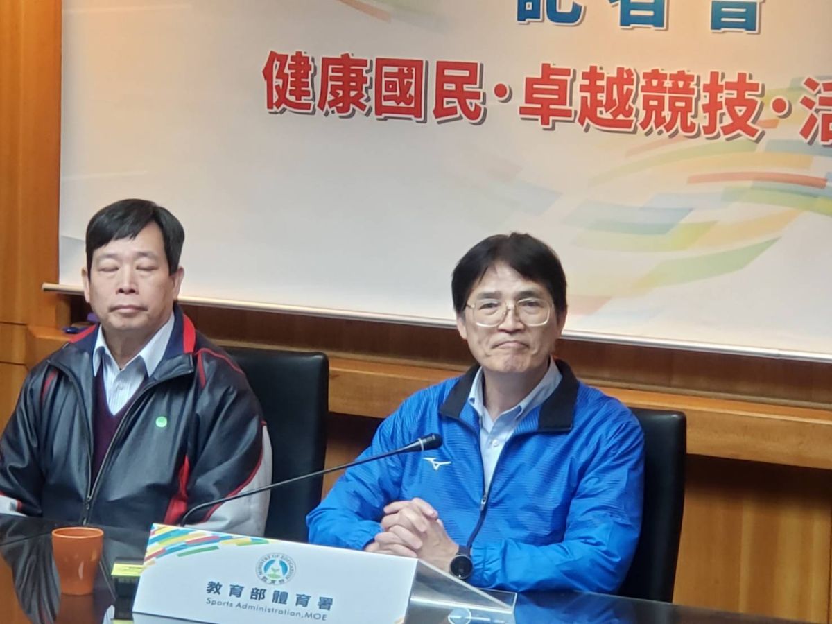 體育署署長高俊雄。（圖／黃建霖攝）