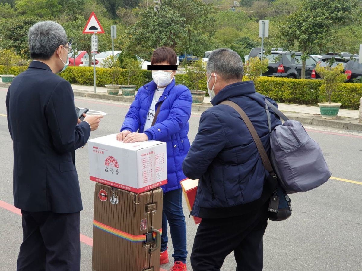 ▲一對家住新北市的江姓夫妻違反居家檢疫，除從新北到金門來，還想闖關小三通到大陸去。（圖／蔡若喬攝, 2020.02.06）