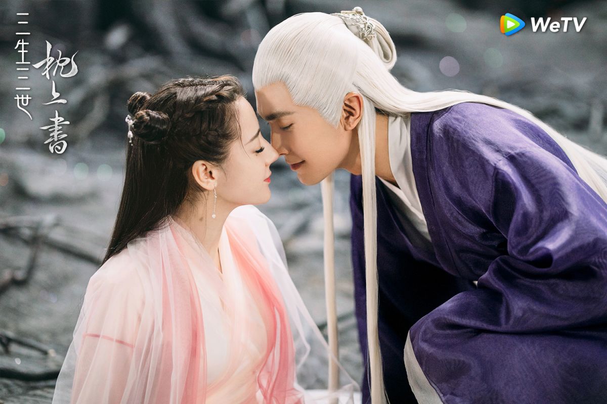 ▲迪麗熱巴在《三生三世枕上書》中癡愛高偉光。（圖／WeTV提供）