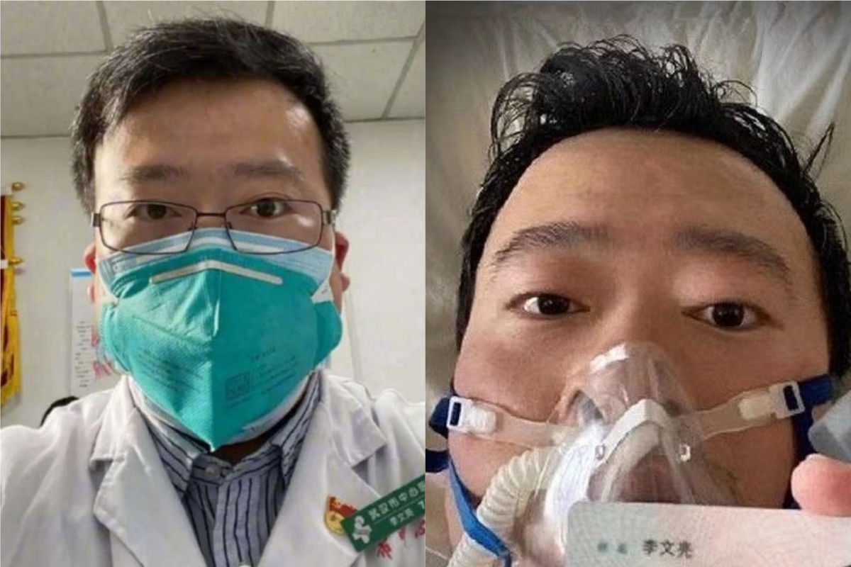 ▲大陸湖北武漢的眼科醫師李文亮因武漢肺炎病逝。（圖／翻攝微博）