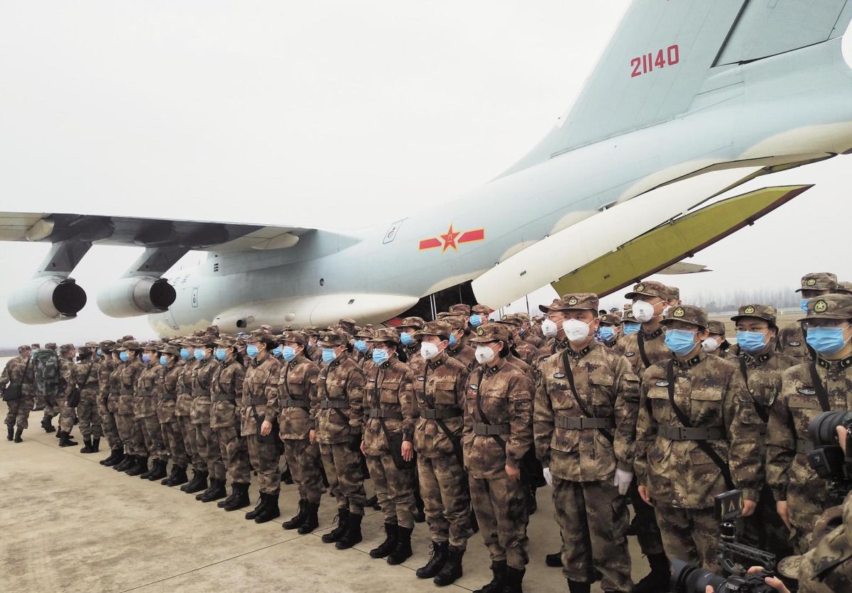 ▲中國解放軍。（圖／翻攝自微博 @湖北之聲）