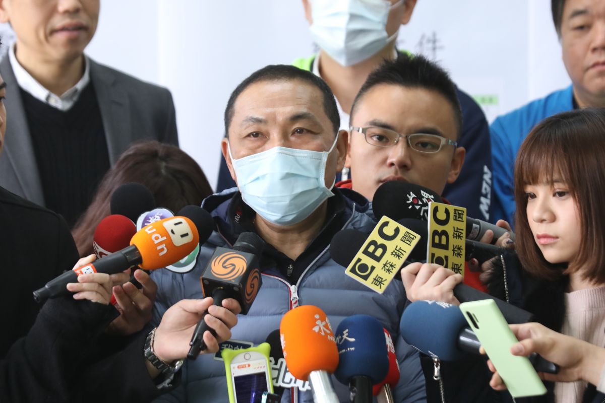 ▲侯友宜回應，面對防疫只有努力做事，不要有太多的口水，只有努力做到位。（圖／新北市新聞局提供）