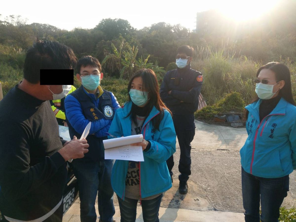 ▲方姓男子違反居家檢疫規定，衛生局依法裁處三萬元罰鍰。（圖／蔡若喬攝, 2020.02.08）