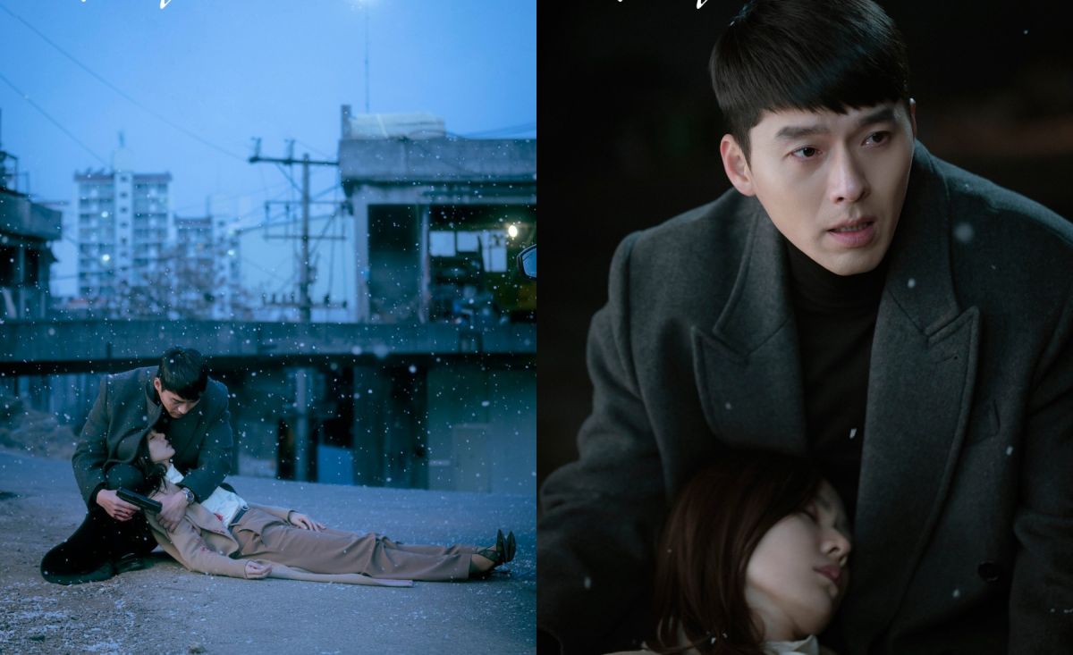 ▲孫藝真幫玄彬擋子彈。（圖／tvN Twitter）
