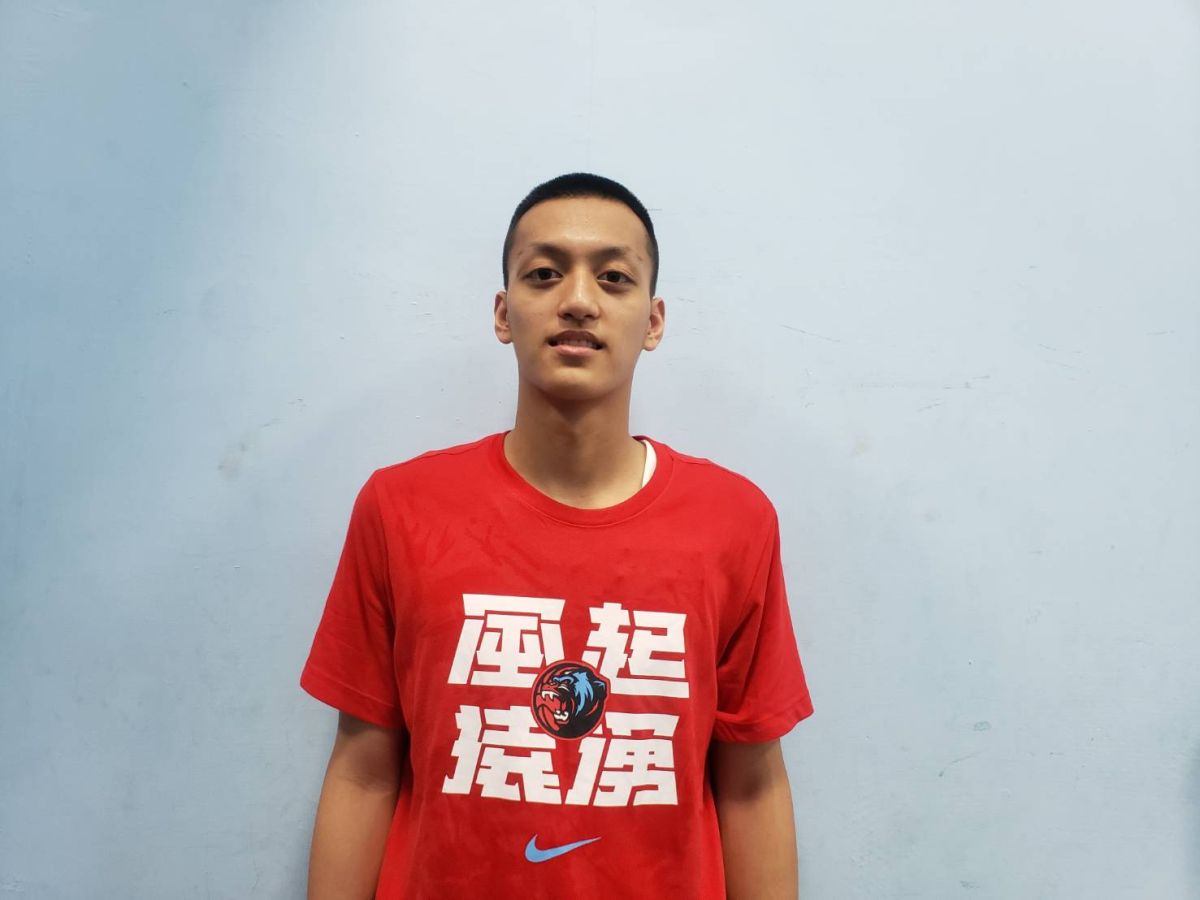 光復高中高一菜鳥前鋒羅宣平。（圖／黃建霖攝）