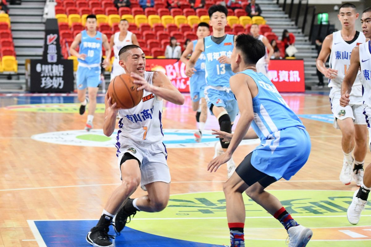 ▲108學年度HBL8強，東山高中陳緯(7號)。（圖／記者林柏年攝,2020.02.09）
