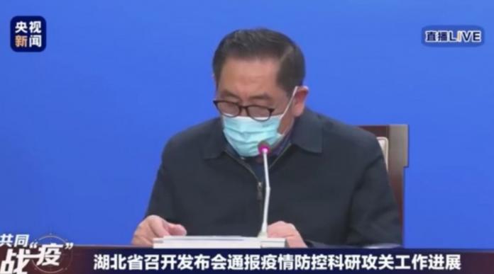 ▲中國華中農業大學教授陳煥春 9 日在記者會上稱 2019 新型冠狀病毒屬於 SARS 病毒，引發爭議。（圖／擷取自影片）