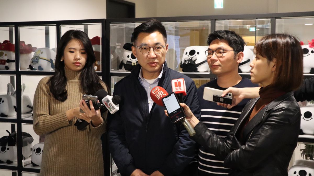 國民黨立委江啟臣競選黨主席，他表示若當選主席，會協助韓國瑜重獲人民信任。 (圖/江啟臣辦公室提供)