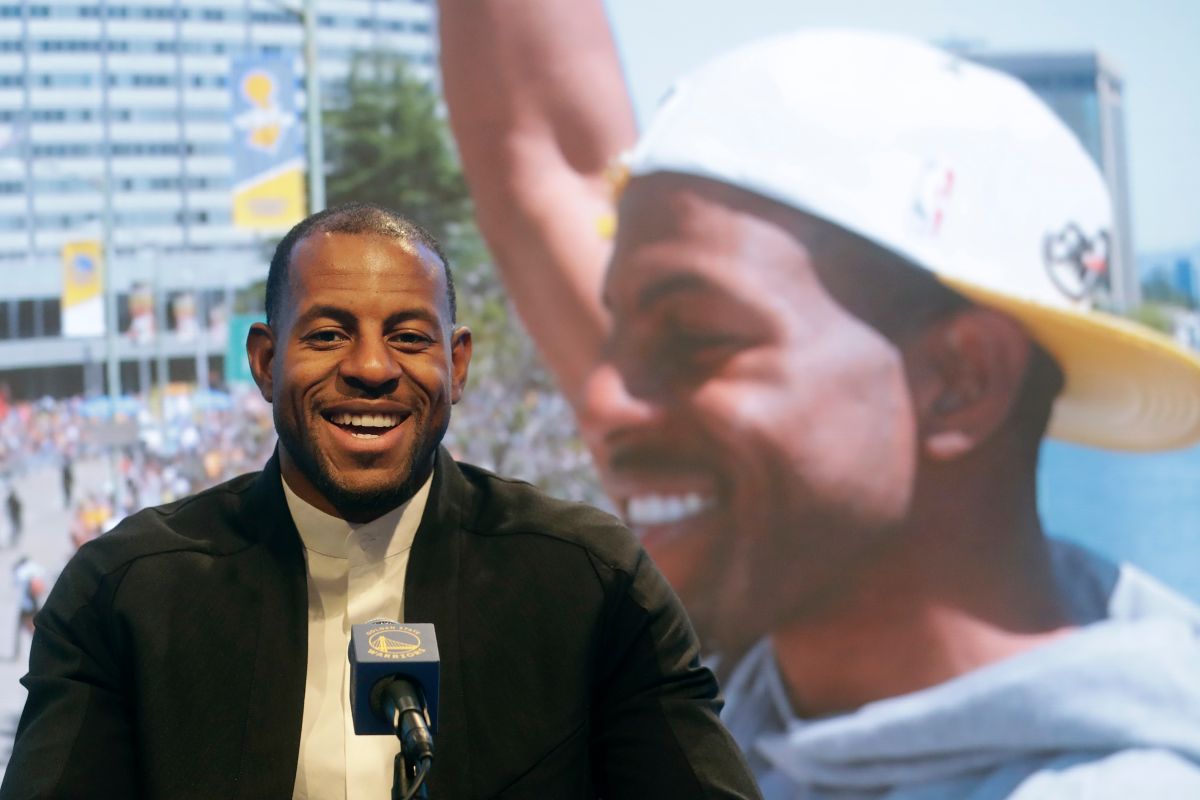 Andre Iguodala加盟邁阿密熱火。（圖／美聯社／達志影像）