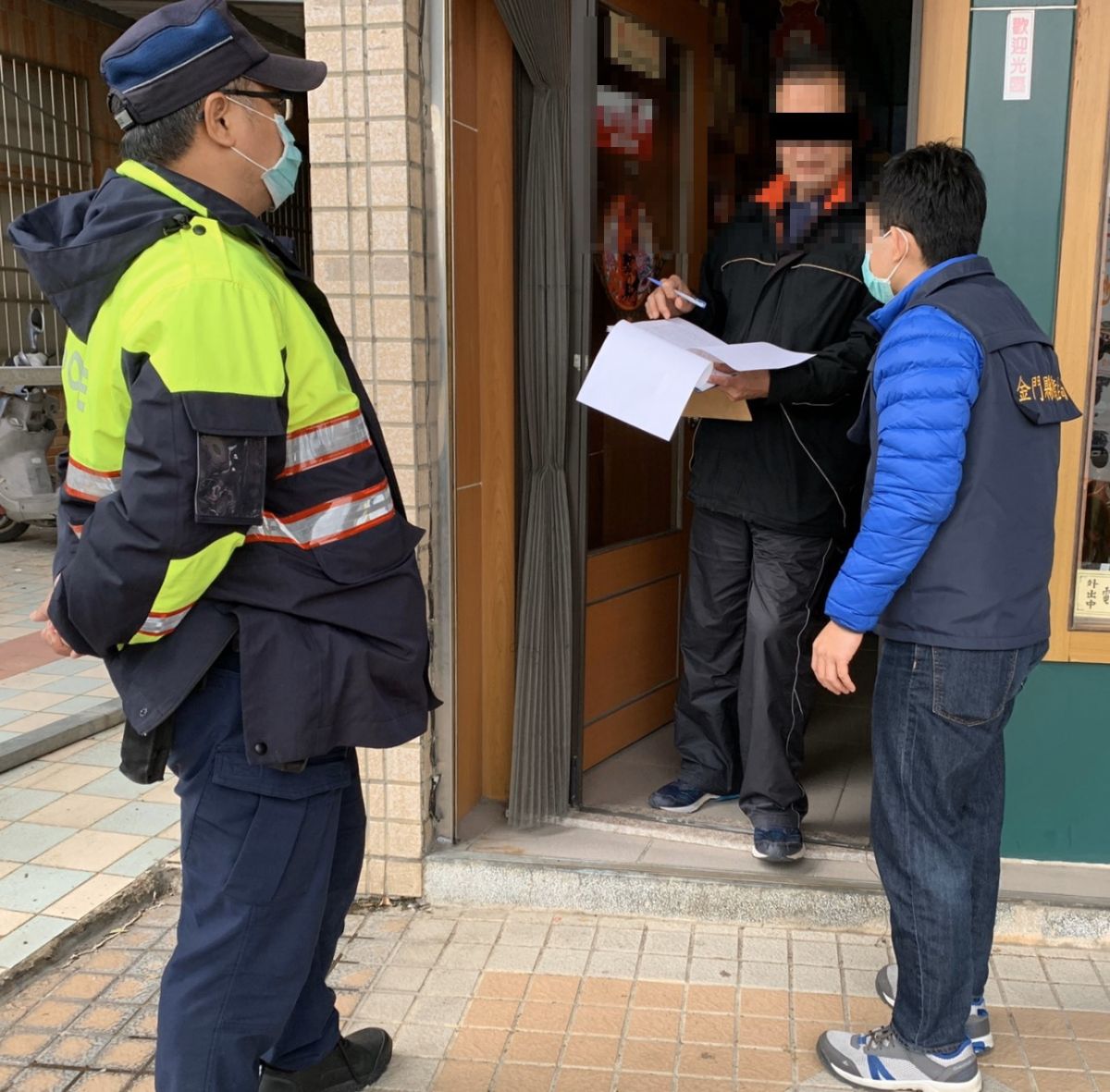 ▲董姓男子違反居家檢疫規定，遭開罰台幣3萬元。（圖／金門縣衛生局提供）