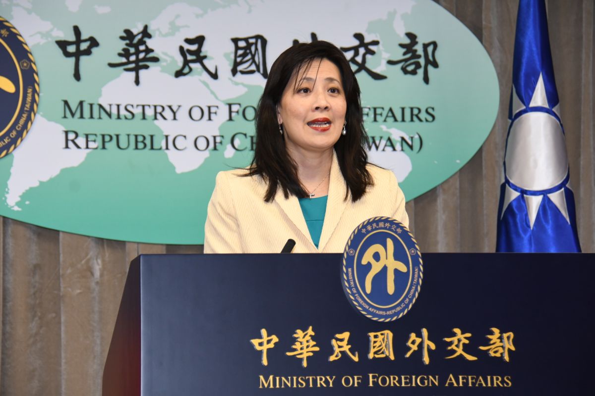 ▲外交部發言人歐江安。( 圖 / NOWnews資料照，記者林調遜攝 )