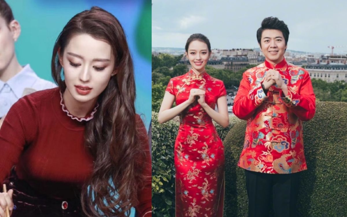 ▲右圖為郎朗（右）與吉娜愛麗絲（左），左圖為吉娜愛麗絲。（圖／翻攝微博） 