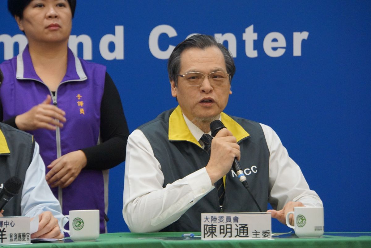 ▲陸委會主委陳明通。（圖／記者呂炯昌攝）