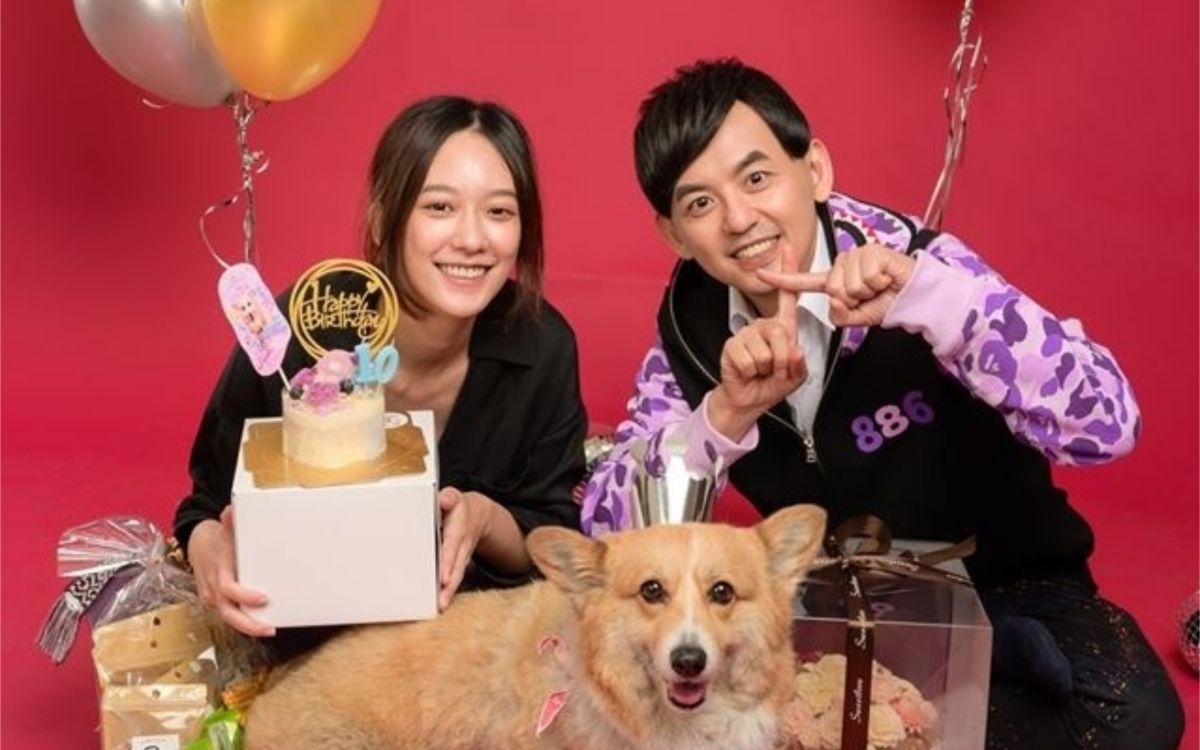 ▲孟耿如（左）與黃子佼（右）。（圖／翻攝臉書） 