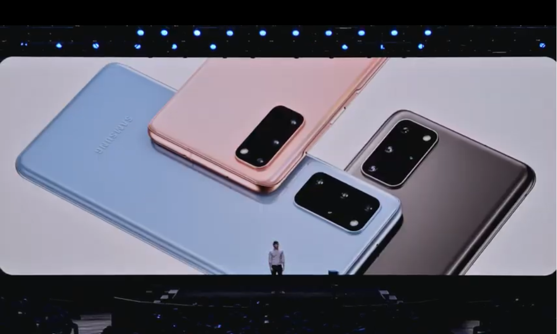 ▲三星發表Galaxy S20系列手機。（取自「三星Galaxy Unpacked 2020」發表會直播）