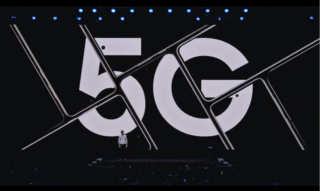 ▲三星發表Galaxy S20系列手機，全面支援5G技術。（取自「三星Galaxy Unpacked 2020」發表會直播）