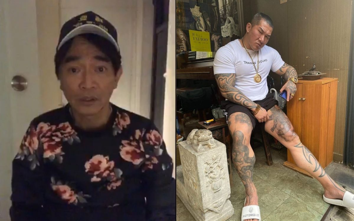 ▲吳宗憲（左）開直播回嗆館長（右）。（圖／翻攝臉書） 