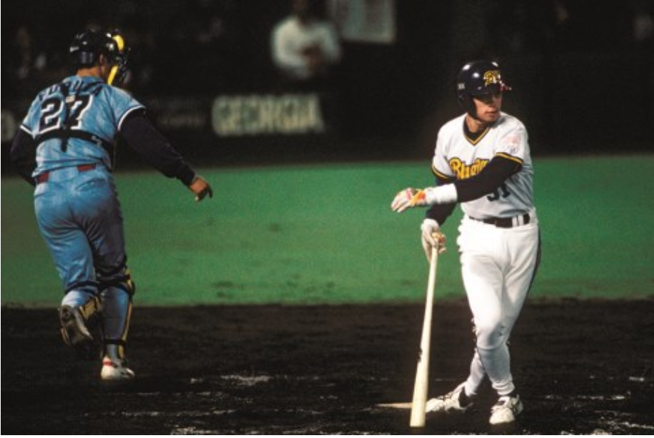 ▲1995年日本一系列賽，一朗慘遭三振。（圖／截自推特）