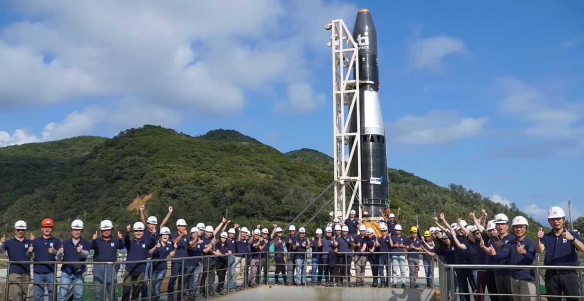 ▲「飛鼠一號」在南田部落試射。（取自TiSPACE 官方YouTube）