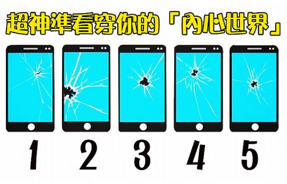 ▲若手機掉地你覺得會摔成怎樣？一秒看穿你的「內心世界」。（圖／翻攝自美日誌）