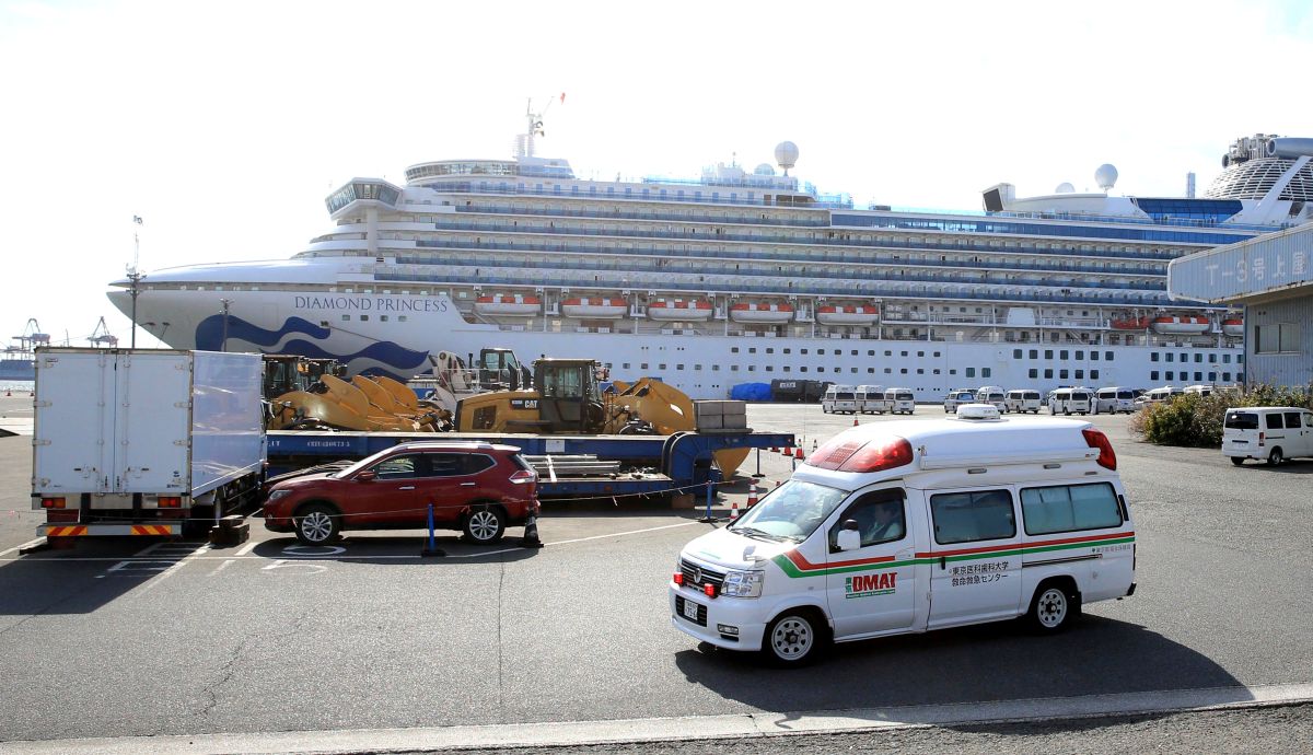 ▲鑽石公主號將有500名乘客可以今天下船。（圖／美聯社／達志影像）