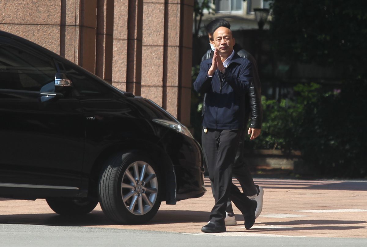 ▲高雄市市長韓國瑜13日罕見出席行政院院會。（圖／記者葉政勳攝 2020.02.13）