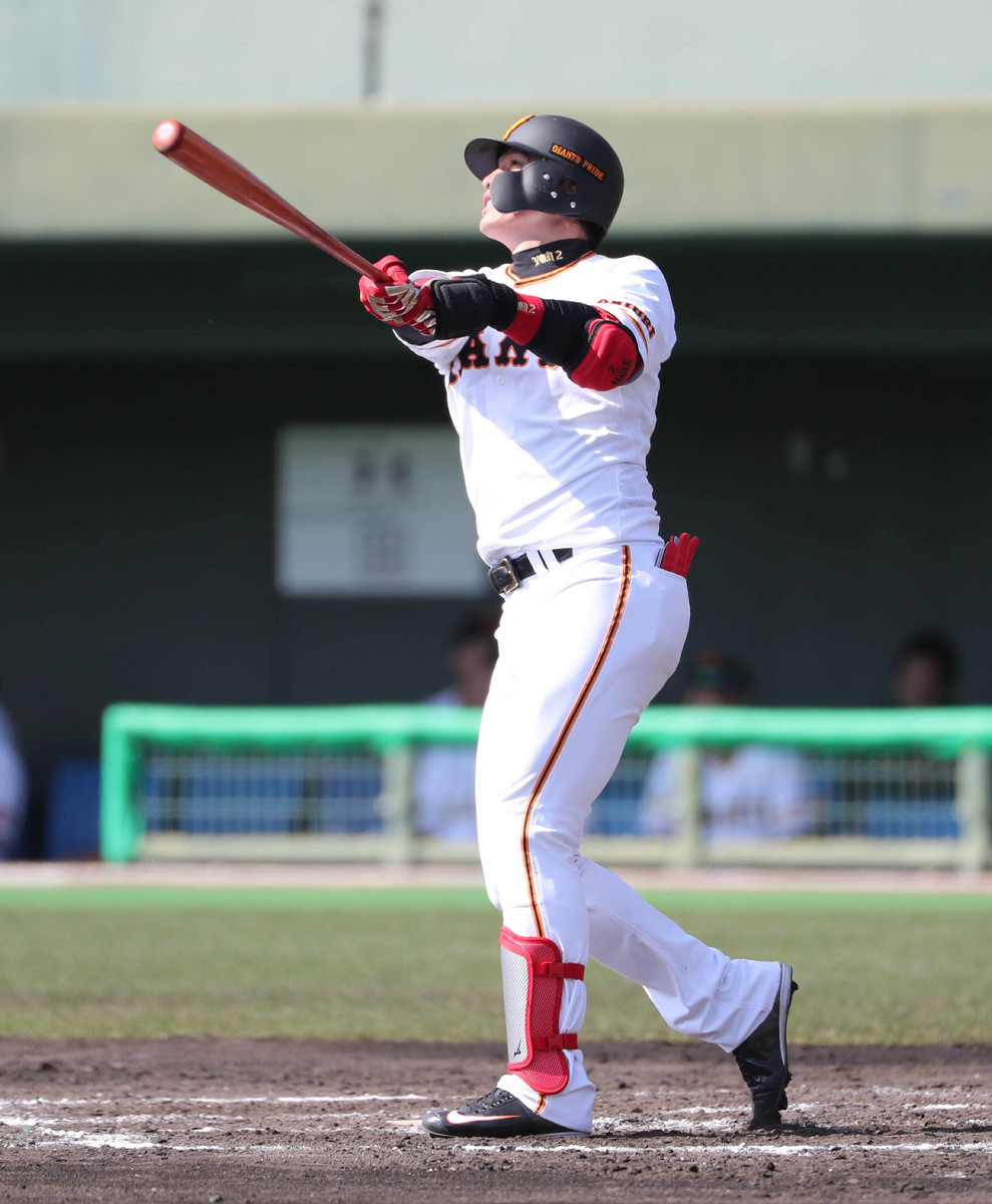 ▲陽岱鋼開轟。（圖／取自巨人隊臉書）