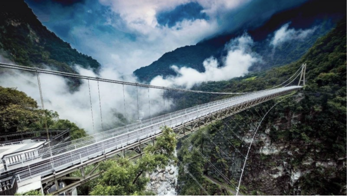 太魯閣國家公園「山月吊橋」預計於2020下半年開放（圖片由內政部提供）
