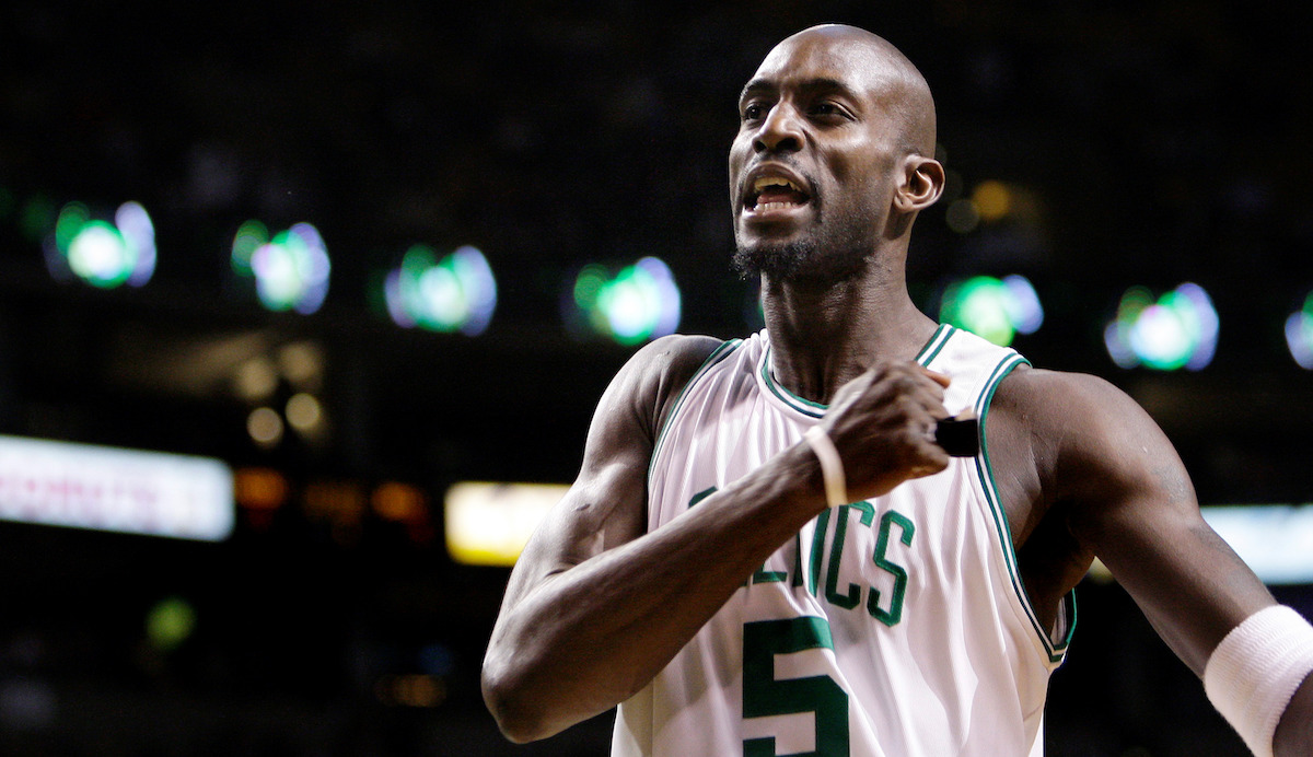 塞爾提克傳奇球星「KG」Kevin Garnett。（圖／美聯社／達志影像）