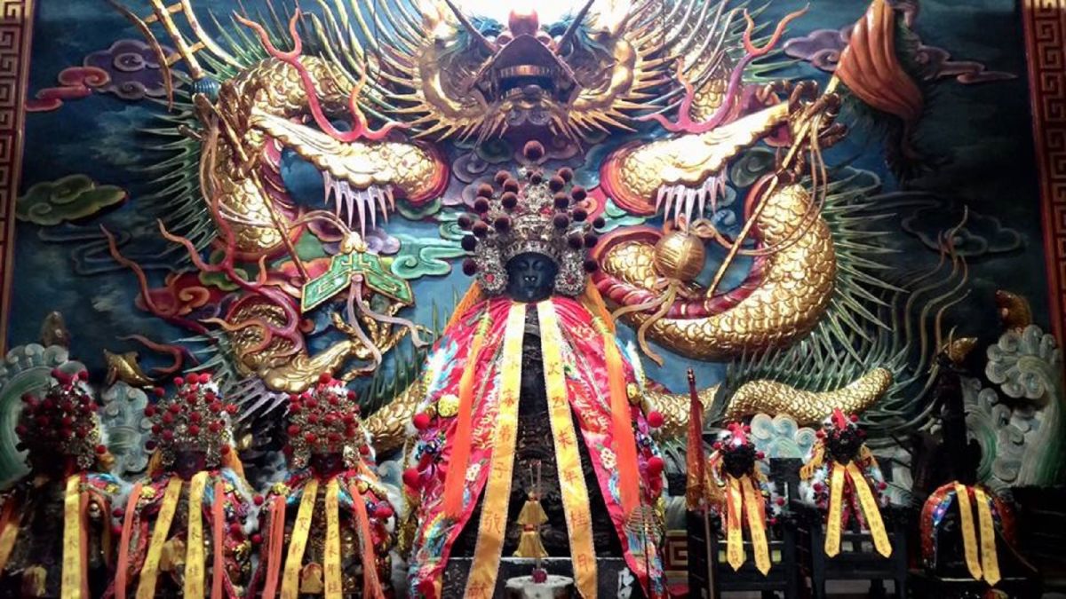 六安宮殷府三千歲。（圖／翻攝自台南市佳里區第六角 東勢角 玉勅 六安宮臉書專頁）