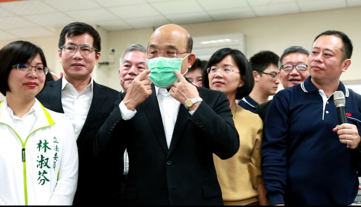 ▲針對菲律賓拒解除「禁台令」，蘇貞昌表示，有些國家可能搞不清台灣跟中國不是同一國的，會持續的與菲國溝通。（圖／記者宋原彰攝，2020.02.14）