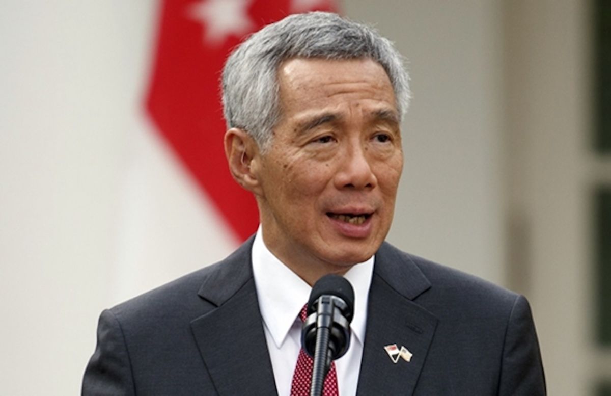 ▲新加坡總理李顯龍表示，美國及中國提升在台海周邊活動，台海緊張情勢恐導致美中之間的誤判。（圖／翻攝自臉書）