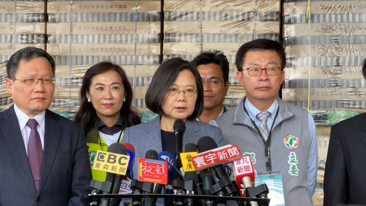 ▲蔡英文認為，馬英九當過總統，應該知道面對防疫工作，現在最重要的事是什麼。（圖／記者陳聖璋攝，2020.02.14）