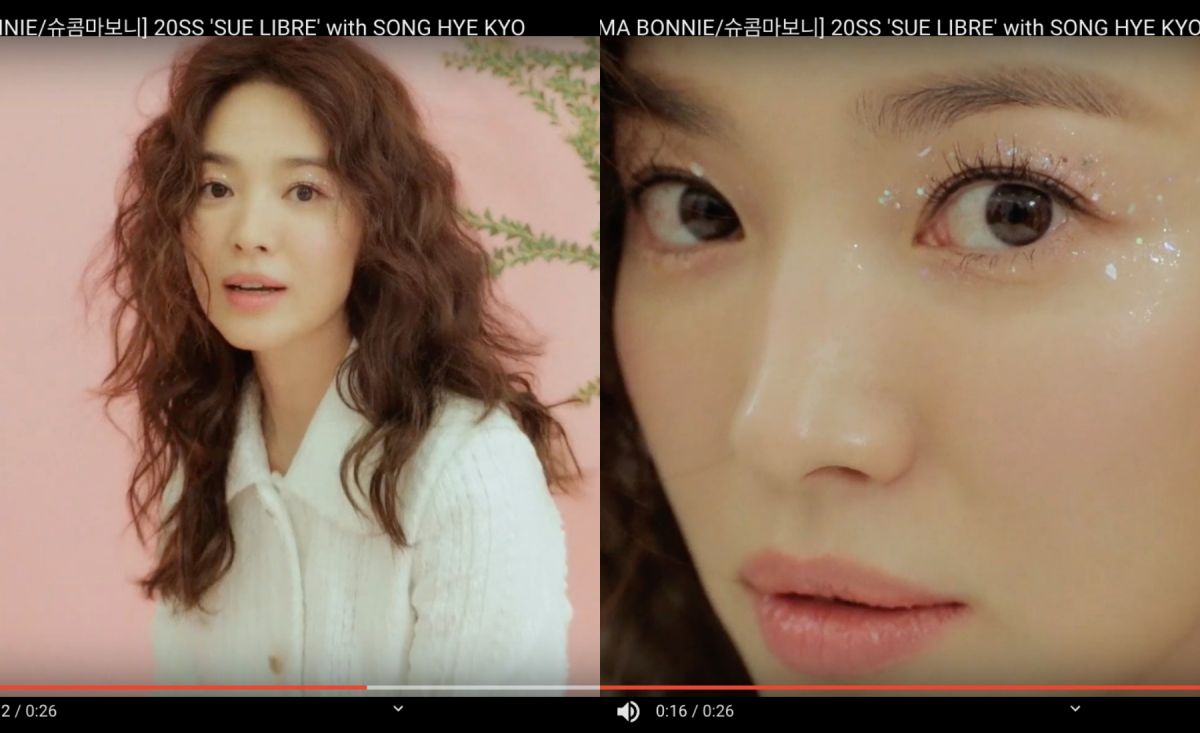 ▲宋慧喬恢單後寄情於工作，代言接不完。（圖／suecomma bonnie YouTube）