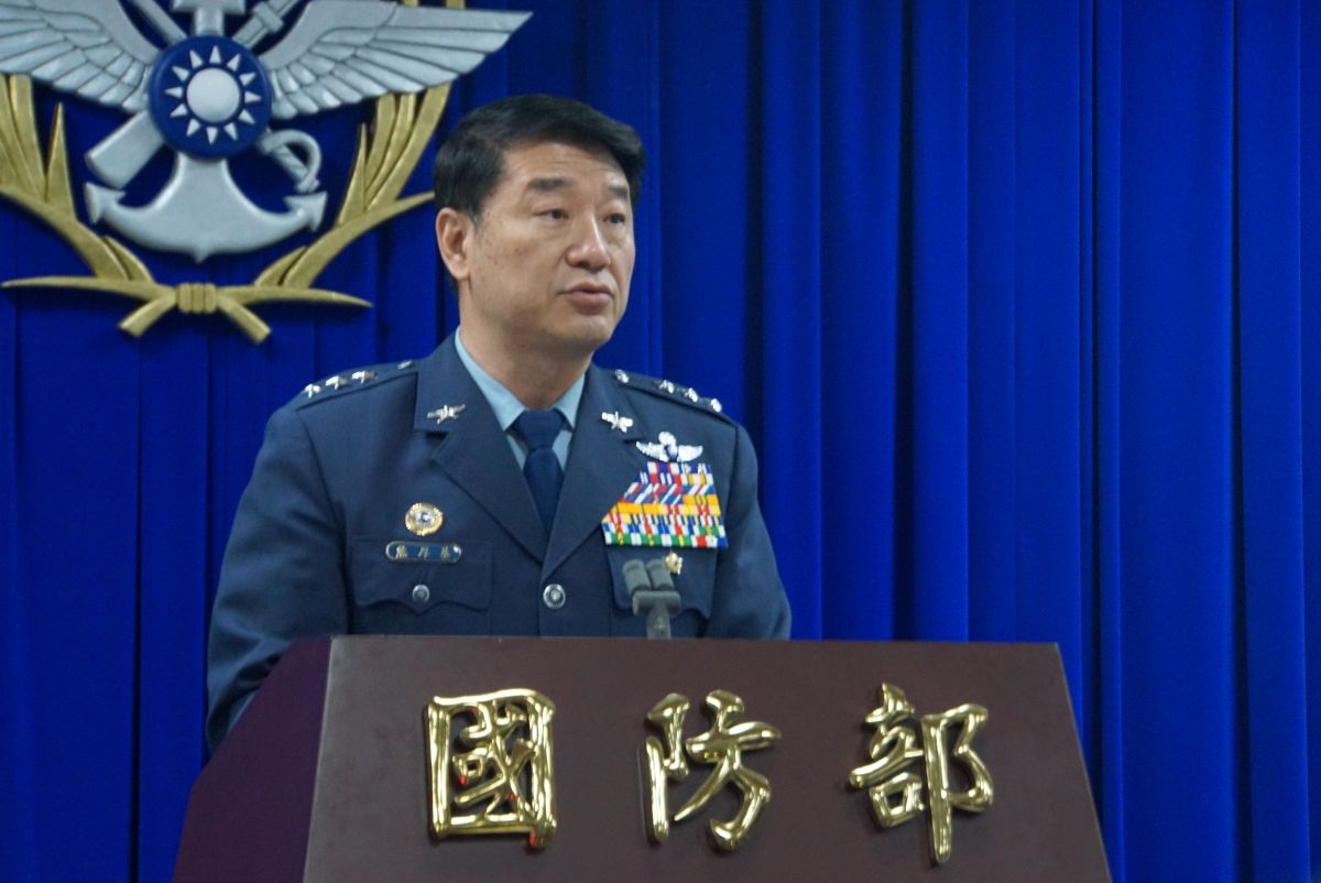 ▲空軍司令熊厚基15日報告0102黑鷹直升機失事初步調查。（圖／記者呂炯昌攝, 2020.2.15）
