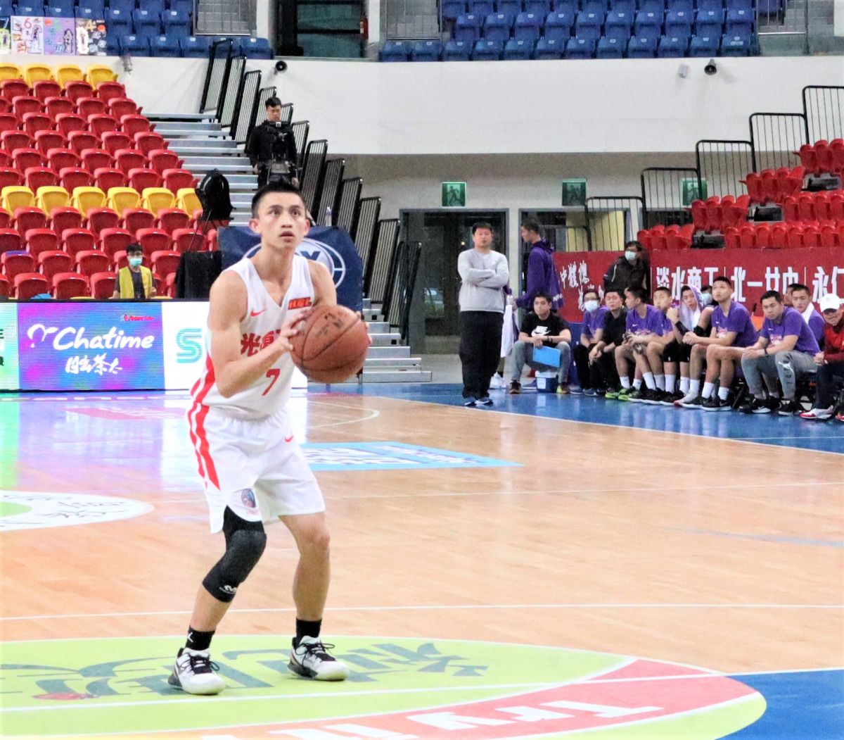 ▲108學年度HBL8強，光復隊長余維豪。（圖／鍾東穎攝）