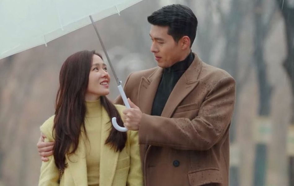 ▲玄彬（右）和孫藝真2021年認愛。（圖／Netflix）