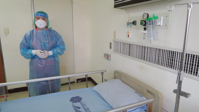▲彰化醫院指出，獨立空調的負壓病房提供需隔離的病患一人一房。（圖／記者陳雅芳攝，2020.02.18）
