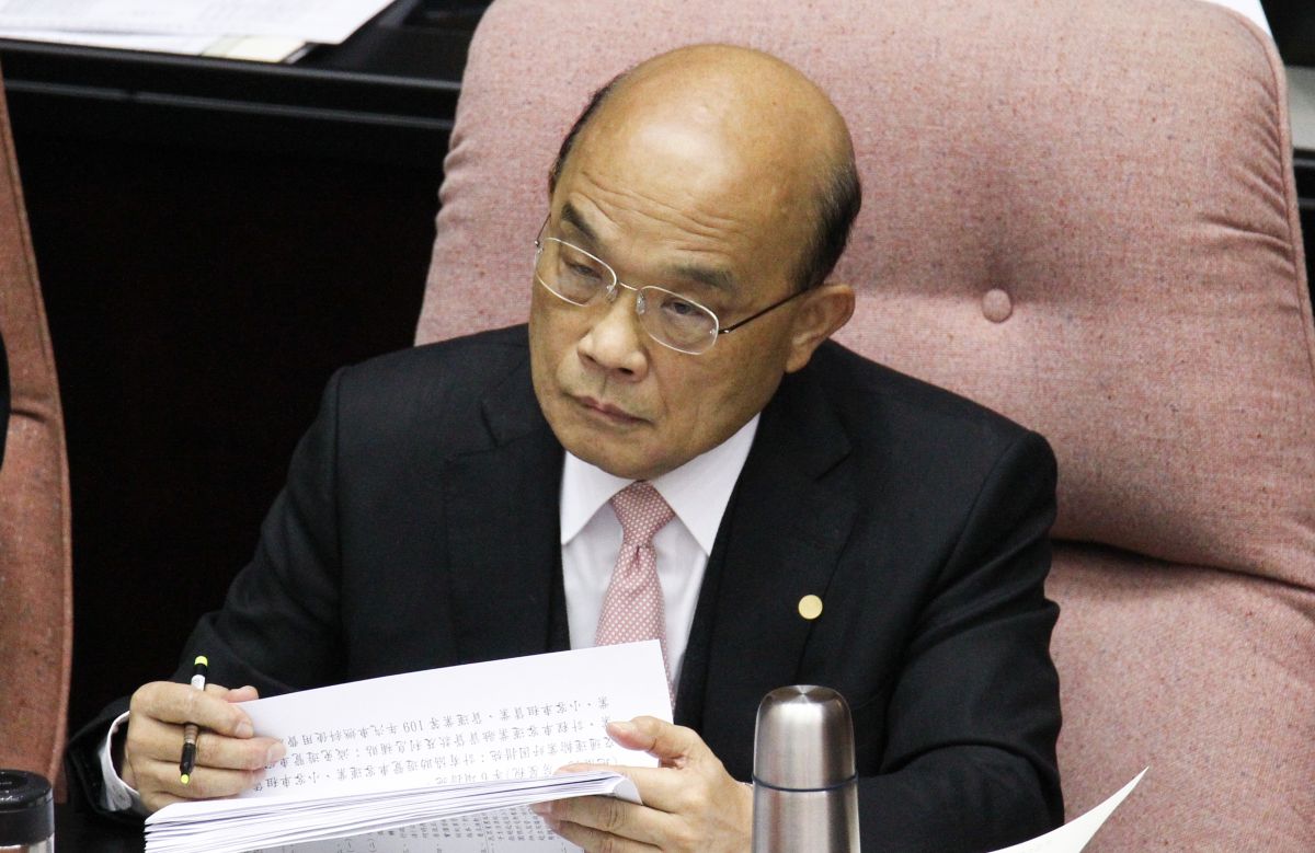 ▲行政院長蘇貞昌。（圖／記者葉政勳攝 , 2020.02.21）